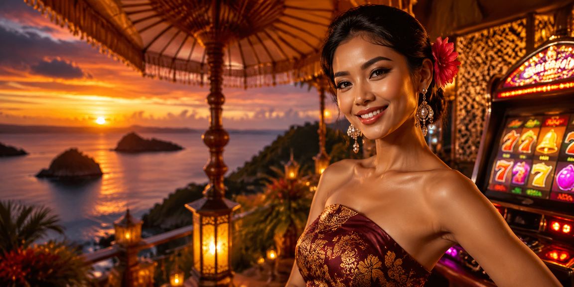 Model Vietnam memainkan slot game online dari ponsel dengan ekspresi bersemangat